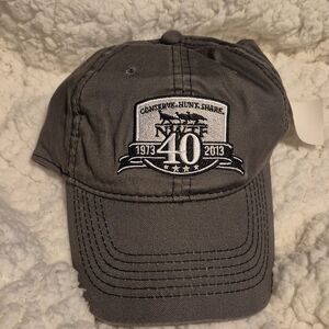 NWTF Greyish Black 40th Anniversary Sliderback Hat - New